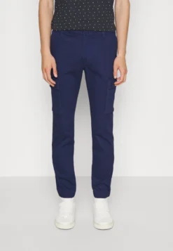 Pier One Cargo Trousers - Dark Blue