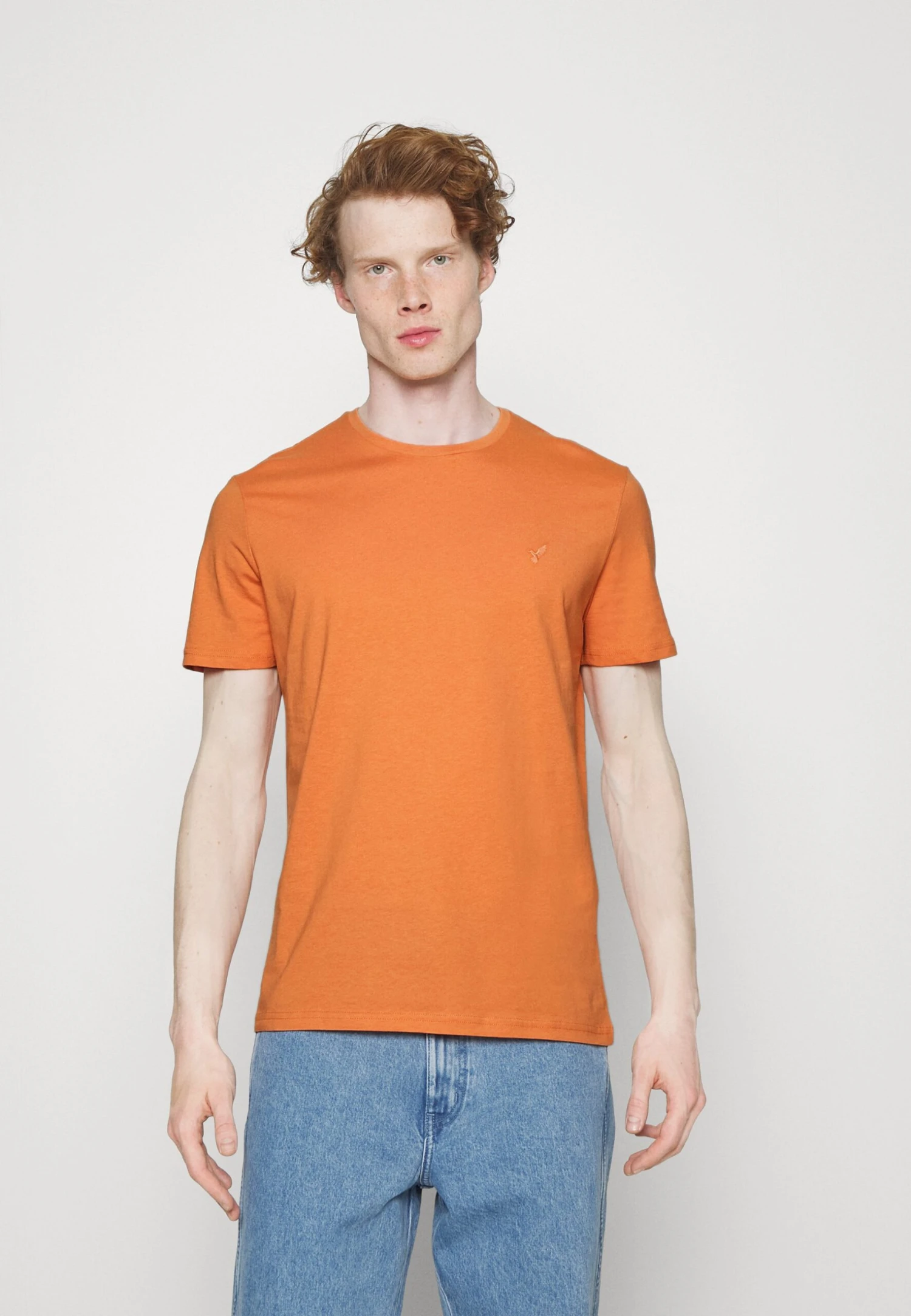 Pier One 5 Pack - Basic T-Shirt - Mottled Dark Blue/Yellow/Orange 6 Pier One 5 Pack - Basic T-Shirt - Mottled Dark Blue/Yellow/Orange - Image 6