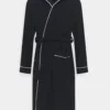 Pier One Dressing Gown - Dark Blue/White