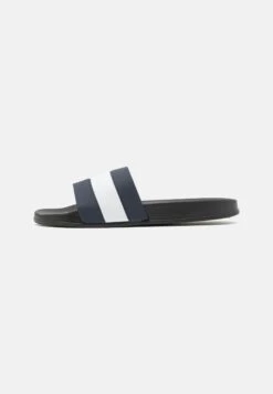 Pier One Mules - Dark Blue/White