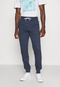 Pier One 3 Pack - Tracksuit Bottoms - Mottled Light Grey/Mottled Dark Blue/Black -Pier One 1380a3a400c6490591883e6680691e6c scaled