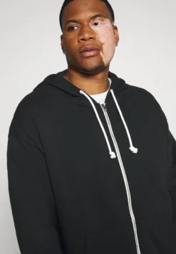 Pier One Zip-Up Sweatshirt - Black -Pier One 166694e7545b4945932e44b34212b34b scaled