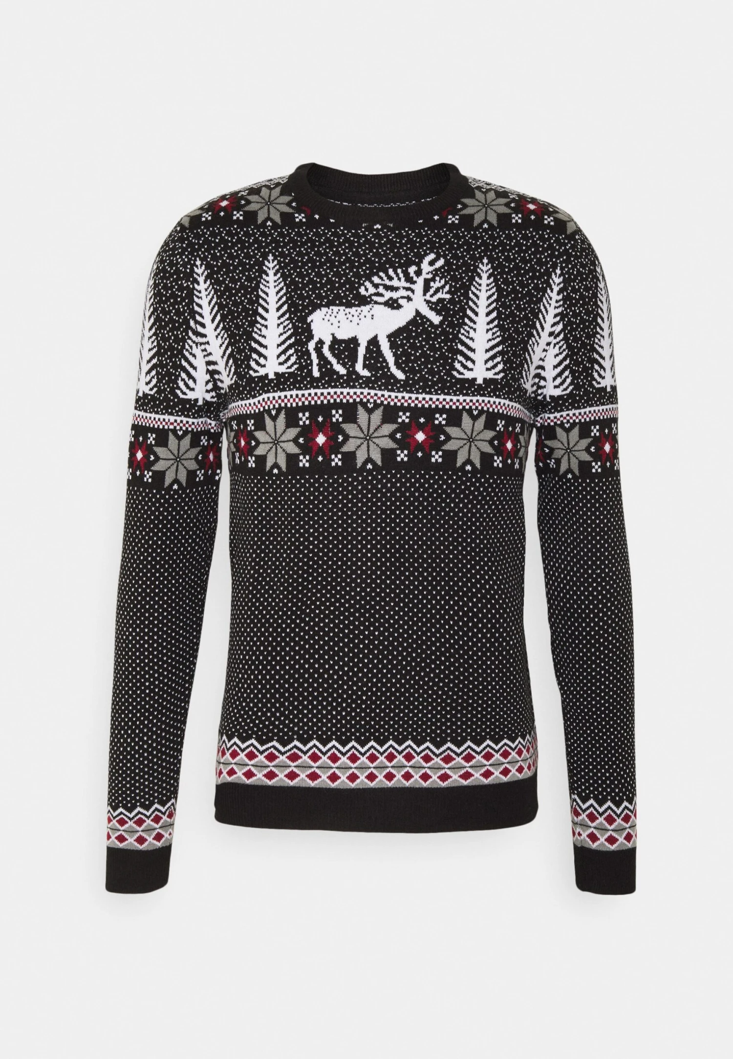 Pier One Wintery Christmas Jumper- Jumper - Black 1 Pier One Wintery Christmas Jumper- Jumper - Black