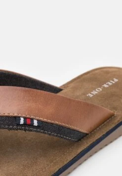 Pier One Leather - T-Bar Sandals - Cognac -Pier One 1f87f71132da493d87a878e247d137ba scaled