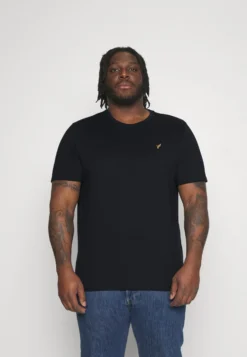 Pier One 2 Pack - Basic T-Shirt - Dark Blue/White -Pier One 22486717539444a097f7d8942d899e8a scaled