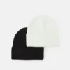 Pier One Unisex 2 Pack - Beanie - Black/White