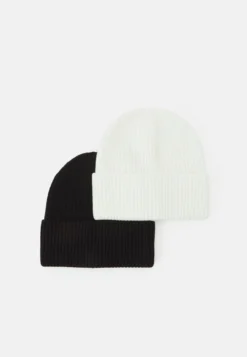 Pier One Unisex 2 Pack - Beanie - Black/White