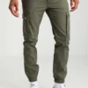 Pier One Cargo Trousers - Olive