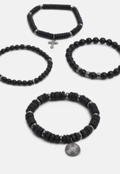 Pier One 4 Pack - Bracelet - Black -Pier One 38feea797ced458bb465001274f887e9 scaled