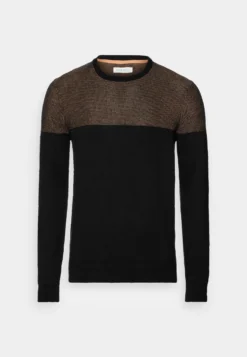 Pier One Jumper - Black/Brown