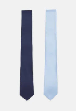 Pier One 2 Pack - Tie - Dark Blue/Light Blue