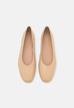 Pier One Leather- Ballet Pumps - Beige -Pier One 43833627625140b8bb41aca9ed4ad2c2 scaled