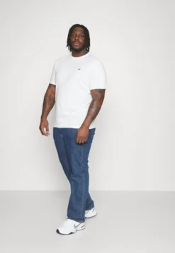 Pier One 2 Pack - Basic T-Shirt - Dark Blue/White