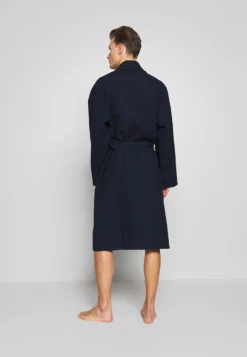 Pier One Dressing Gown - Dark Blue -Pier One 4c473ff9a34047089f6cf7358902f7d9 scaled