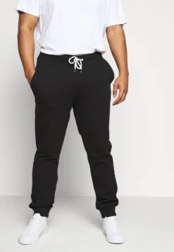 Pier One 2 Pack - Tracksuit Bottoms - Black/Mottled Light Grey -Pier One 5c2dbd20824c4b5f9120c22614cee097 scaled