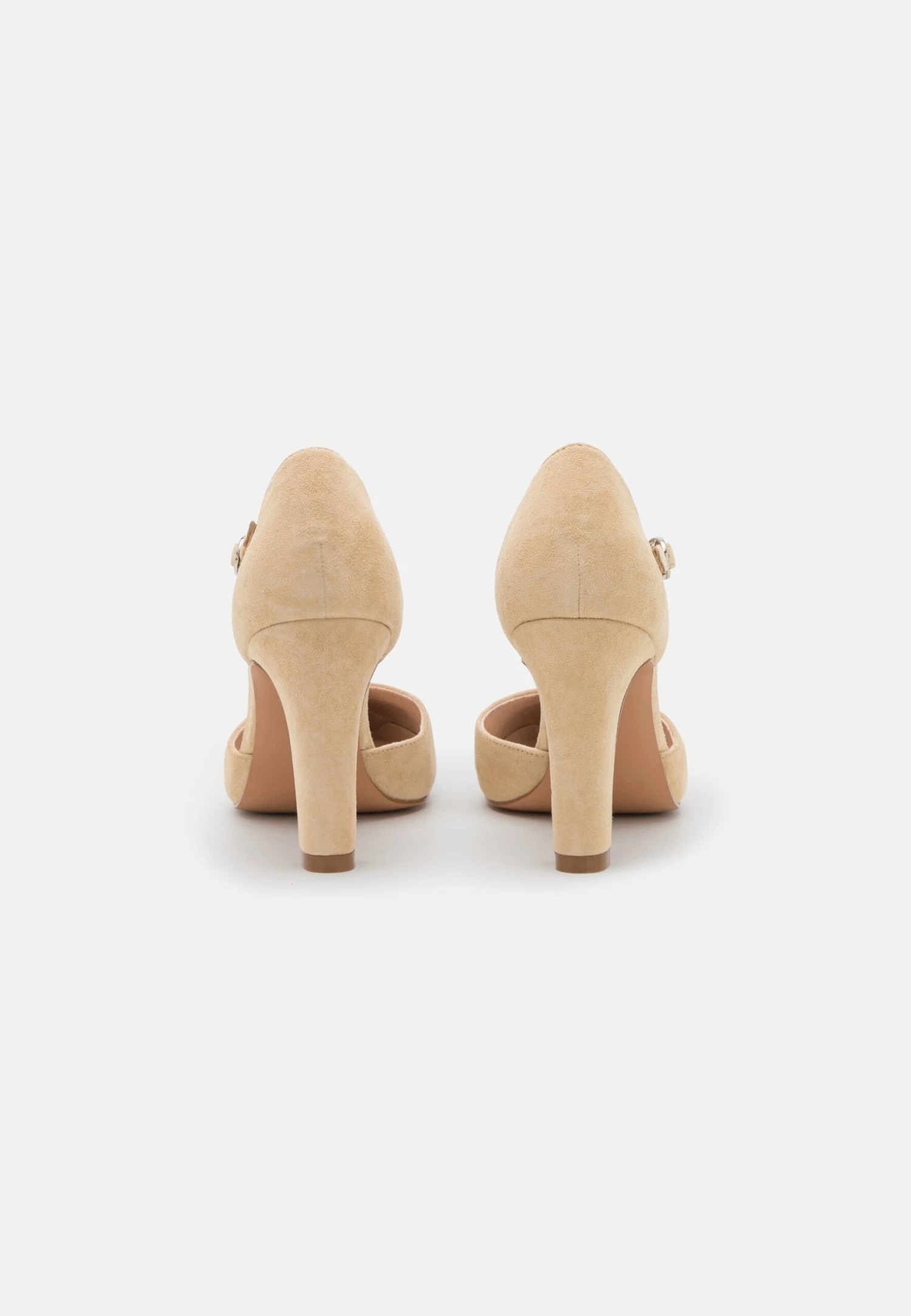 Pier One Leather- Classic Heels - Beige 4 Pier One Leather- Classic Heels - Beige - Image 4