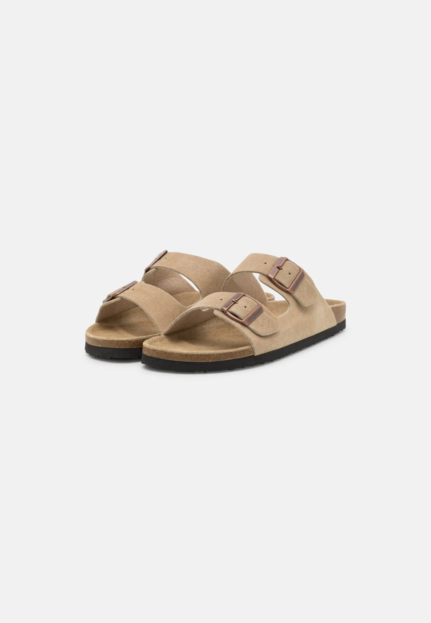 Pier One Leather Unisex - Slippers - Beige 2 Pier One Leather Unisex - Slippers - Beige - Image 2