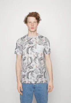 Pier One Print T-Shirt - Offwhite