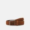Pier One Leather Unisex - Belt - Cognac