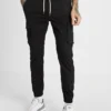 Pier One Cargo Trousers - Black