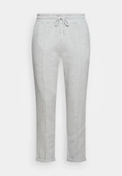 Pier One Smart Piquee Jogger - Tracksuit Bottoms - Light Grey