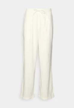 Pier One Drawcord Trousers Linen Blend - Trousers - White -Pier One 82865836bb5b4fff94da44c3eaf1558d scaled