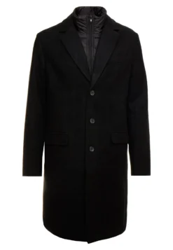 Pier One Classic Coat - Black -Pier One 89beb77879e74642a3f46a6222d3711f scaled