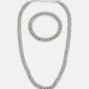 Pier One Set - Necklace - Silver-Coloured