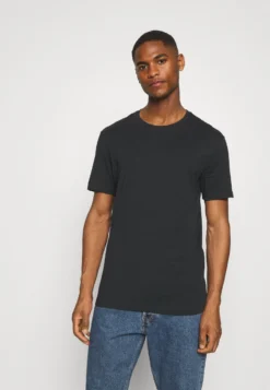 Pier One 5 Pack - Basic T-Shirt - Black/White/Light Grey -Pier One 97c18e35b5f94069b6c162222882cabe scaled