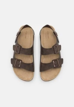 Pier One Unisex - Sandals - Dark Brown 9 Pier One Unisex - Sandals - Dark Brown -Pier One a689817c07e34f47aa63a98de89f094a scaled