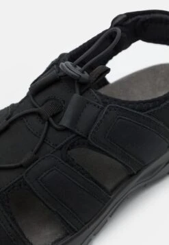 Pier One Leather - Walking Sandals - Black -Pier One ab894321bfec480fbf3db5c6bf0d1f1f scaled