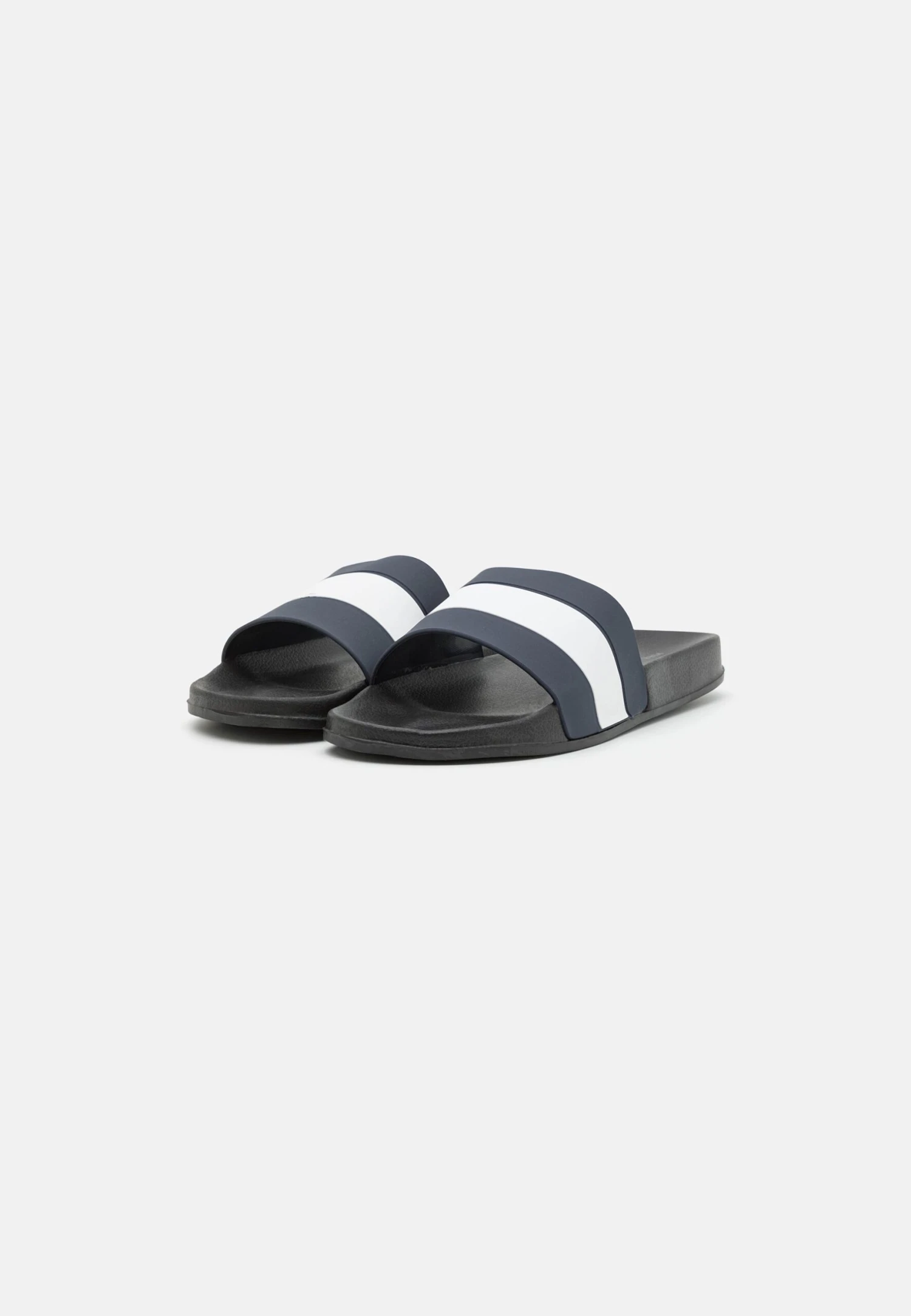 Pier One Mules - Dark Blue/White 2 Pier One Mules - Dark Blue/White - Image 2