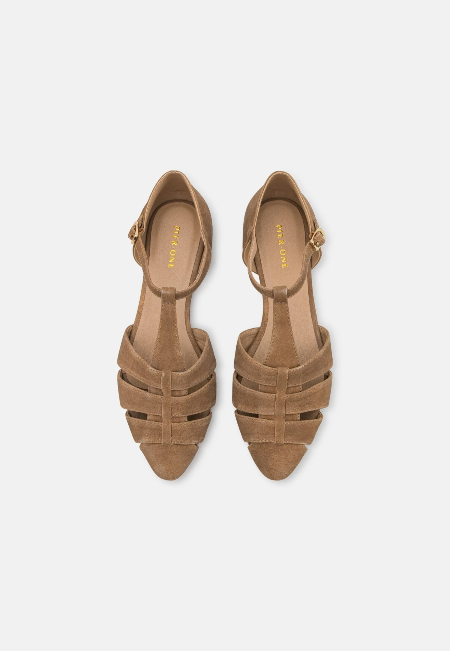 Pier One Leather - Ankle Strap Ballet Pumps 6 Pier One Leather - Ankle Strap Ballet Pumps - Image 6