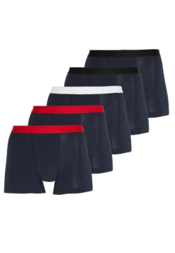 Pier One 5 Pack - Pants - Dark Blue/Red -Pier One ba6f2f15b66a486c8ed852722b2b6472 scaled
