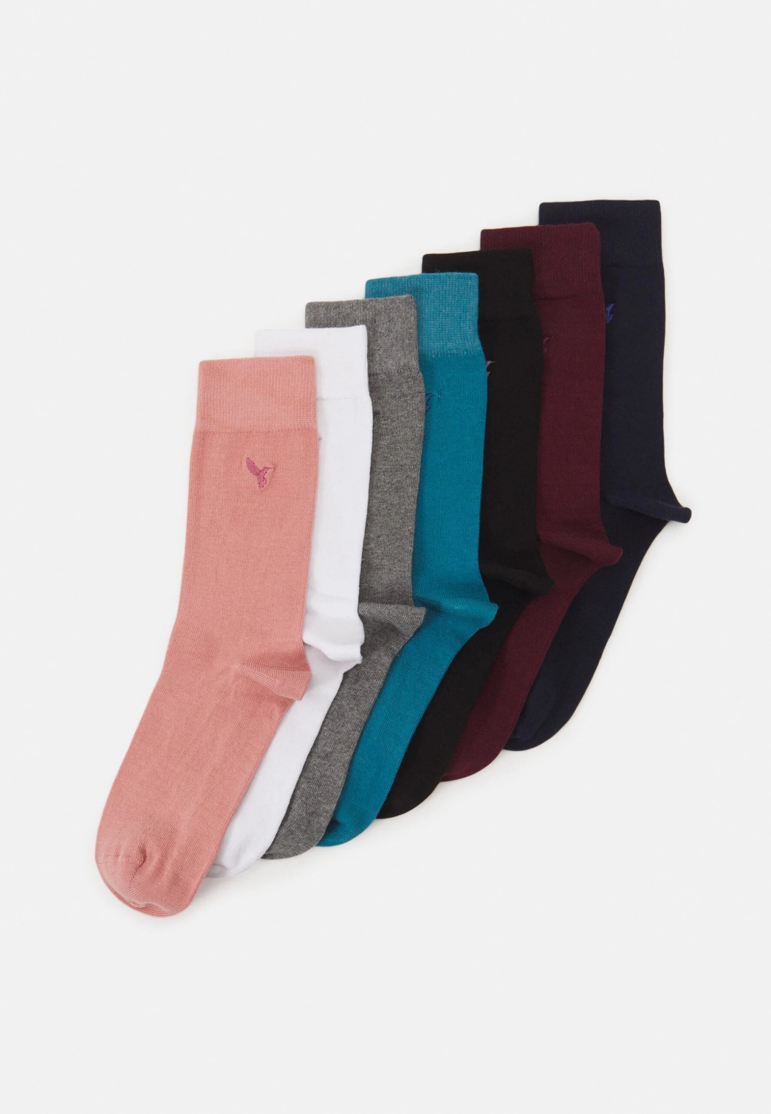 Pier One 7 Pack - Socks - Pink/White/Grey 1 Pier One 7 Pack - Socks - Pink/White/Grey