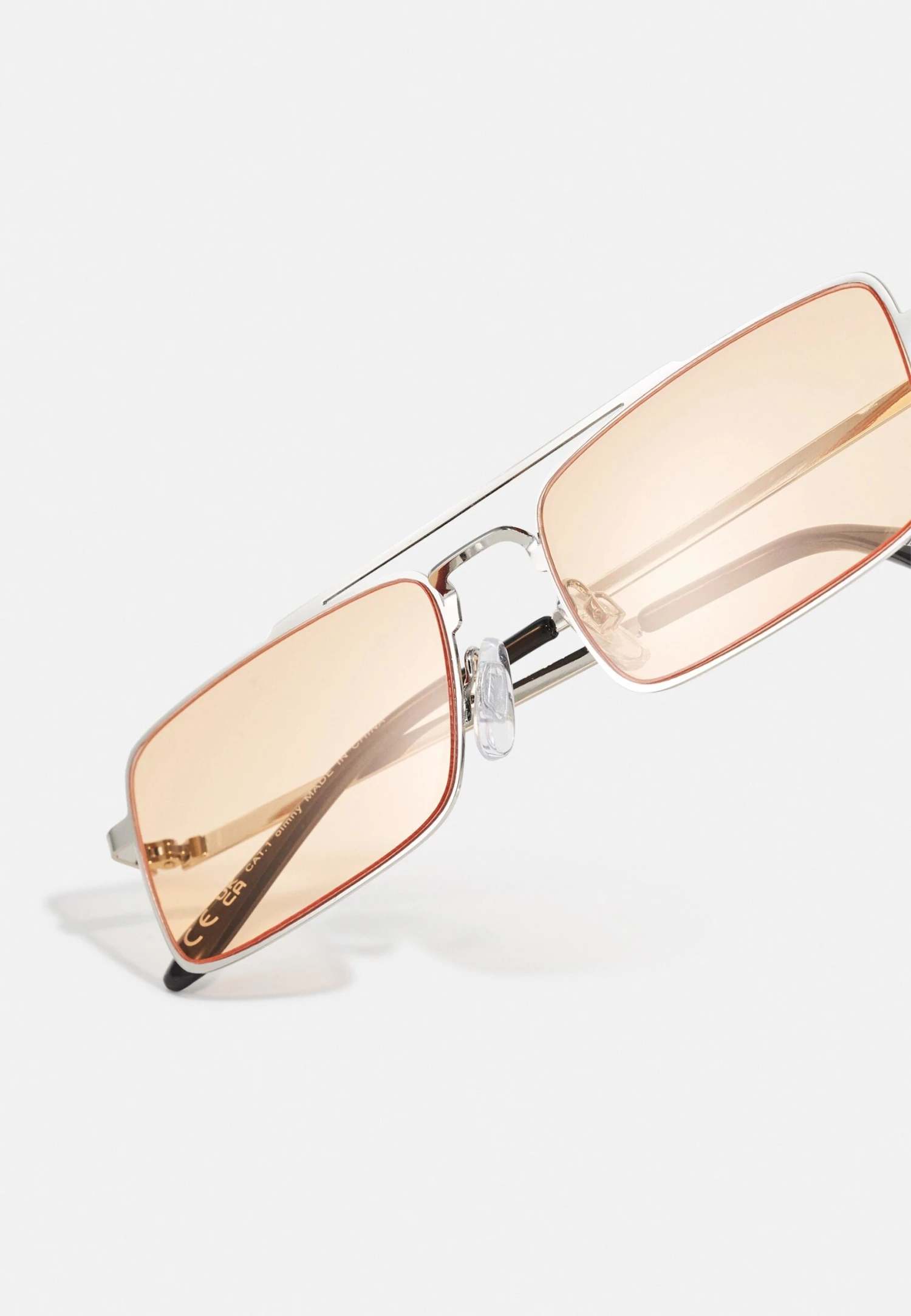 Pier One Unisex - Sunglasses - Silver-Coloured, Orange 4 Pier One Unisex - Sunglasses - Silver-Coloured, Orange - Image 4