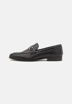 Pier One Leather - Slip-Ons - Black
