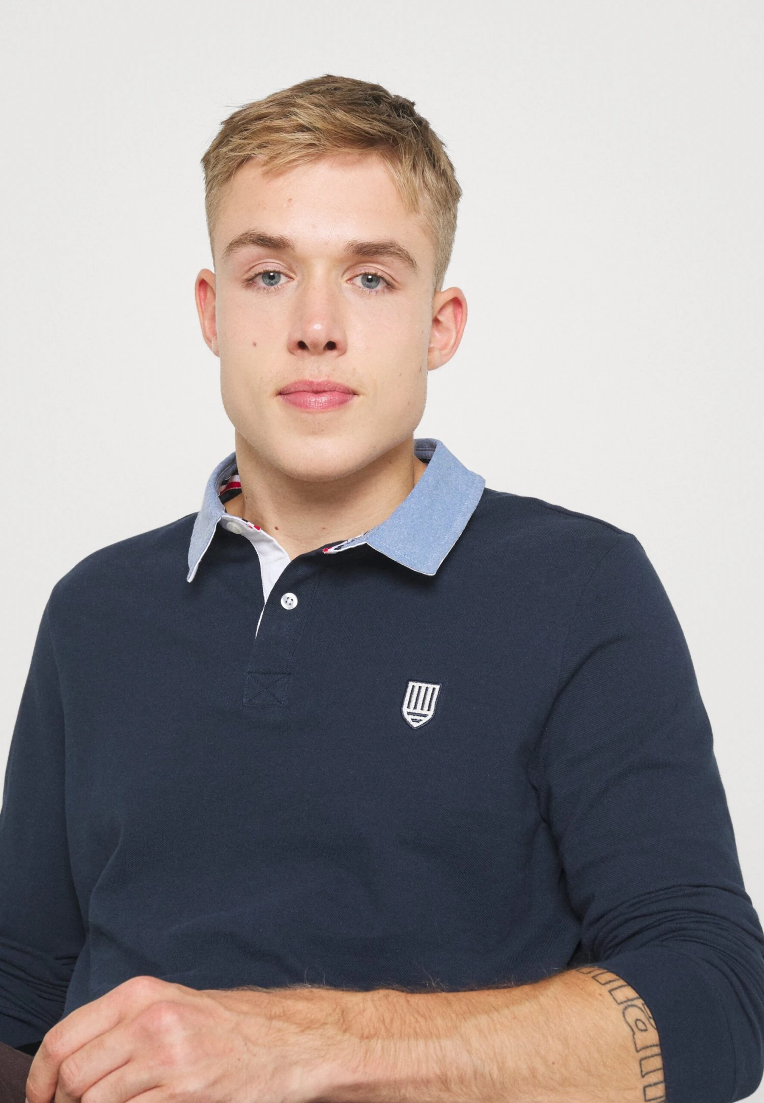 Pier One Polo Shirt - Dark Blue 6 Pier One Polo Shirt - Dark Blue - Image 6