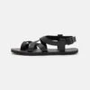 Pier One T-Bar Sandals - Black