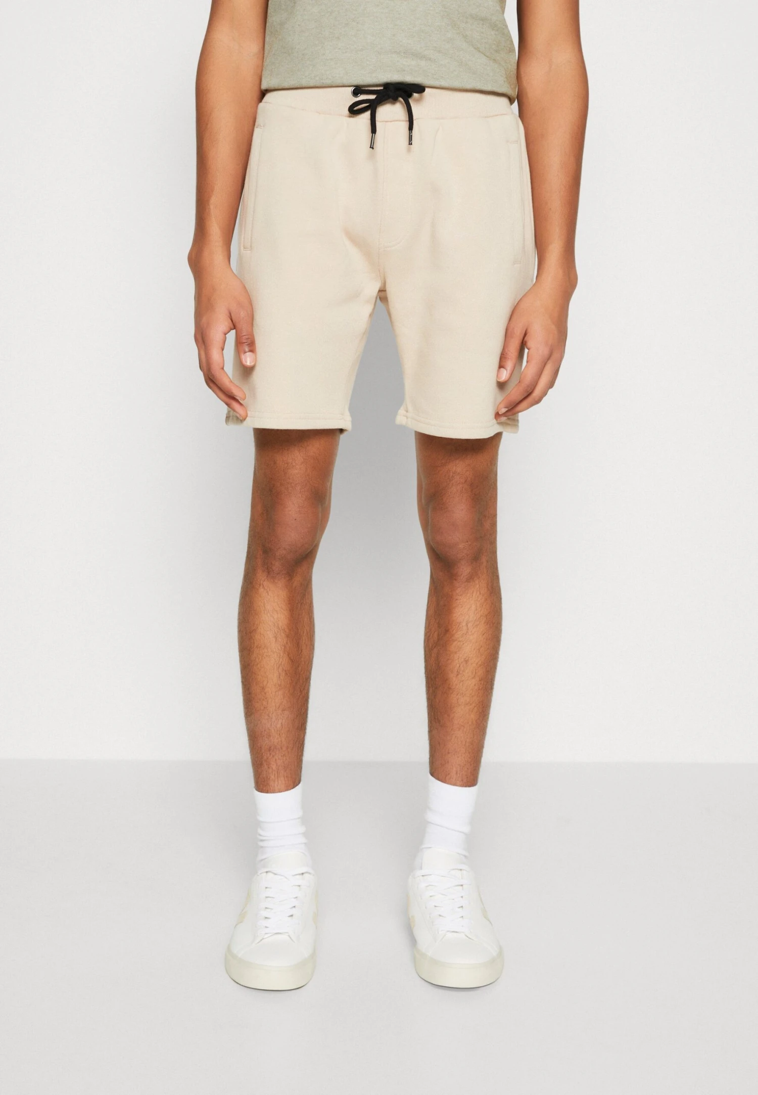 Pier One 2 Pack - Shorts - Grey/Beige 2 Pier One 2 Pack - Shorts - Grey/Beige - Image 2