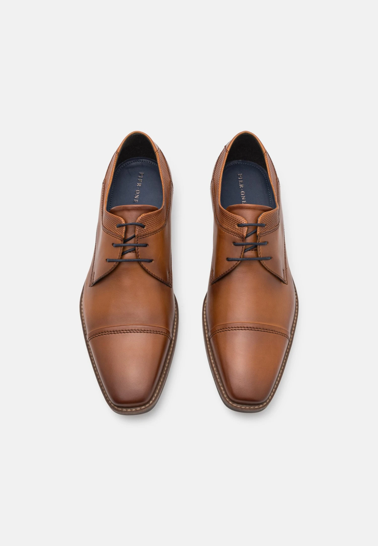 Pier One Leather - Lace-Ups - Cognac 4 Pier One Leather - Lace-Ups - Cognac - Image 4