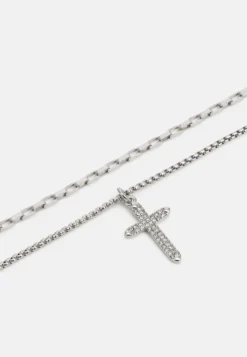 Pier One 2 Pack - Necklace - Silver-Coloured -Pier One e42a886ec2cf4c778fd634ddb3804b3a scaled