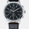 Pier One Watch - Black/Silver-Coloured