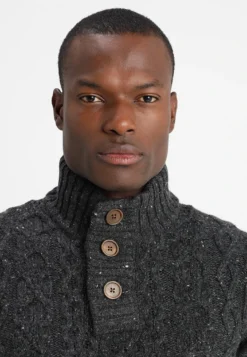 Pier One Jumper - Mottled Dark Grey -Pier One eb6dec66e1f147509263ea1a088f200f