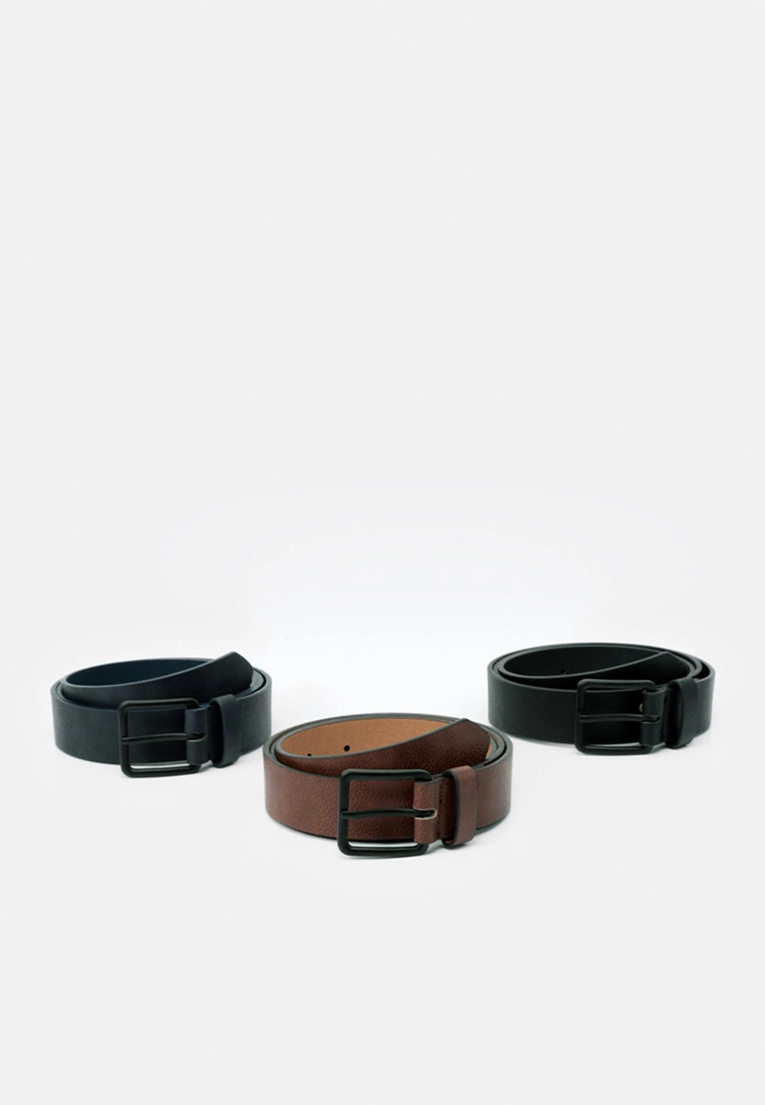 Pier One 3 Pack - Belt - Black - 802_Brown - 702_Dark Blue - 503 1 Pier One 3 Pack - Belt - Black - 802_Brown - 702_Dark Blue - 503