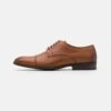 Pier One Leather - Smart Lace-Ups - Cognac