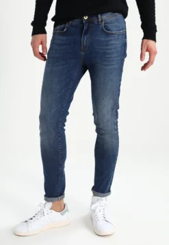 Pier One Jeans Skinny Fit - Mid Blue Denim