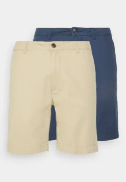 Pier One 2 Pack - Shorts -Dark Blue/Tan -Pier One f9a892a3b0b34fe9815664d9ef698d9f scaled