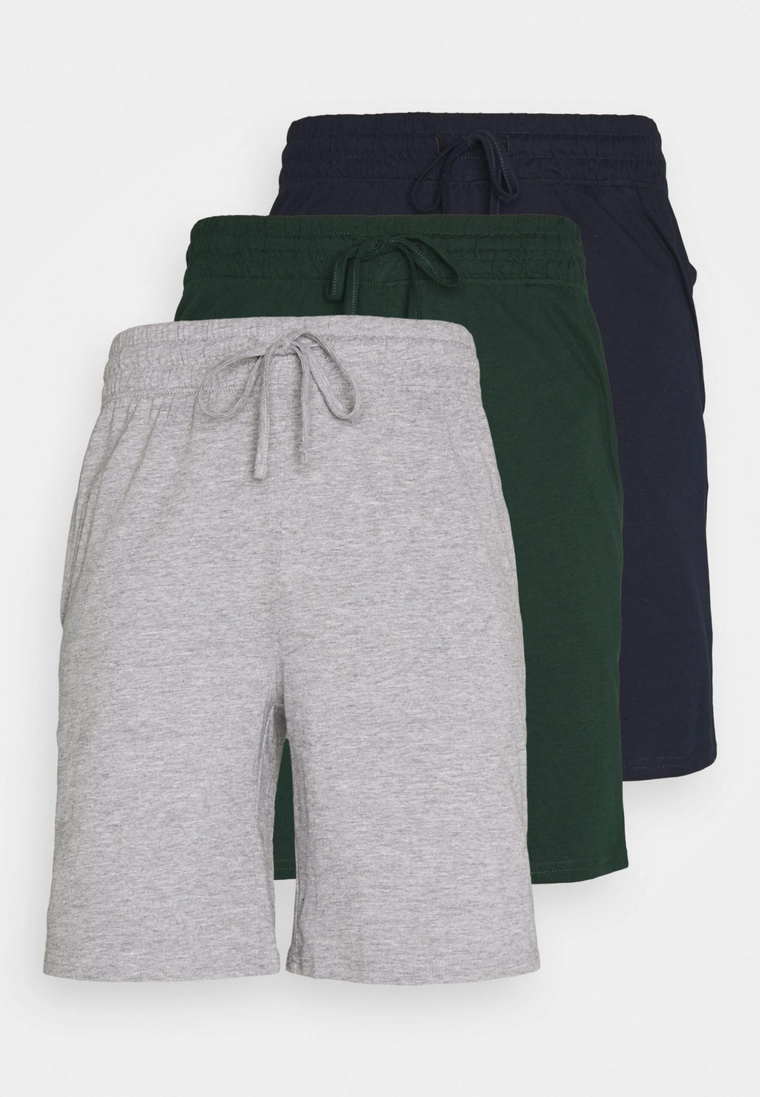 Pier One 3 Pack - Pyjama Bottoms - Dark Blue /Mottled Dark Grey/Dark Green 1 Pier One 3 Pack - Pyjama Bottoms - Dark Blue /Mottled Dark Grey/Dark Green