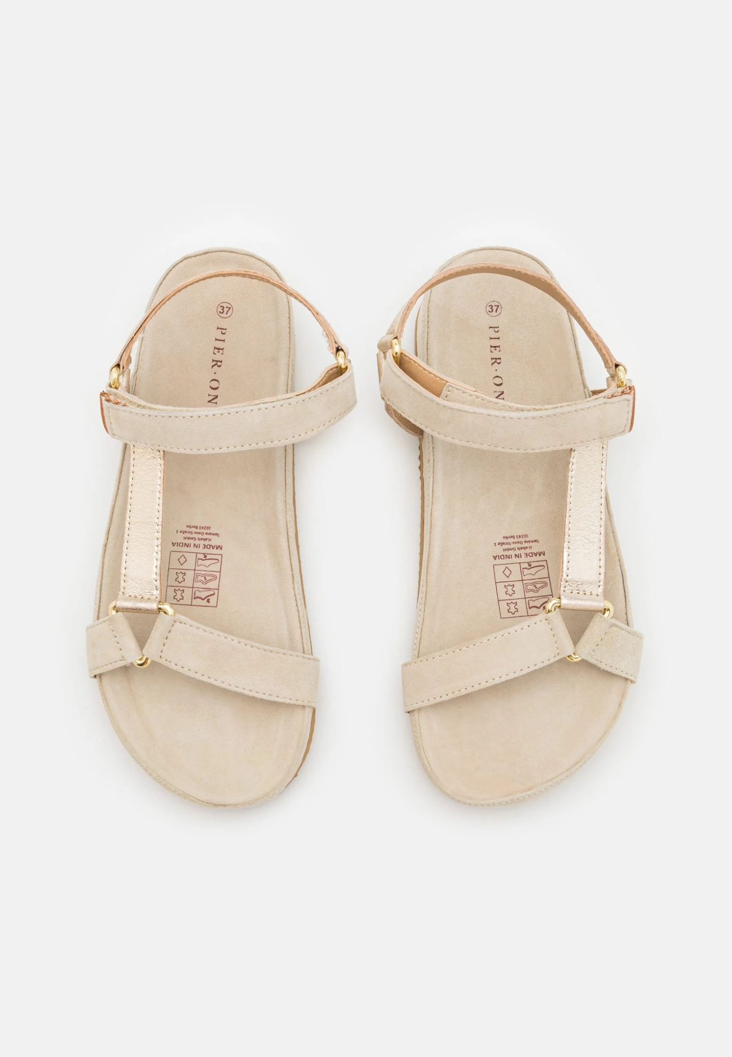 Pier One Leather - Sandals - Beige 6 Pier One Leather - Sandals - Beige - Image 6